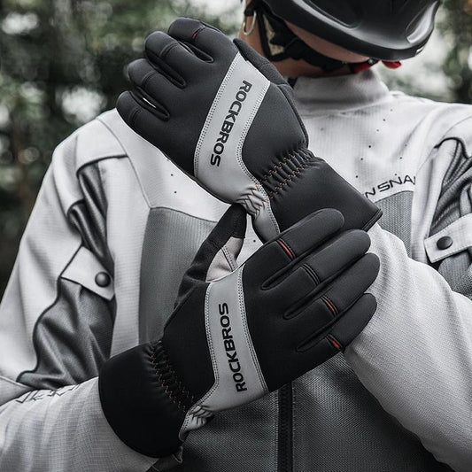 Windproof Cycling Gloves Warm Motorcycle Bicycle Gloves