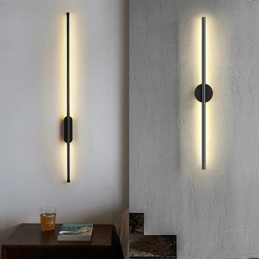 Gold Black Modern LED Wall Lamps Living Study Dining Room
