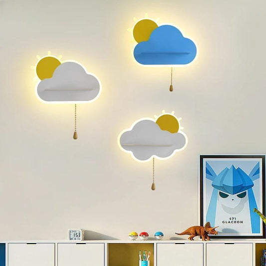 Modern Wall Lamps Cloud Shape Home Decoration Light For Living Room Bedroom