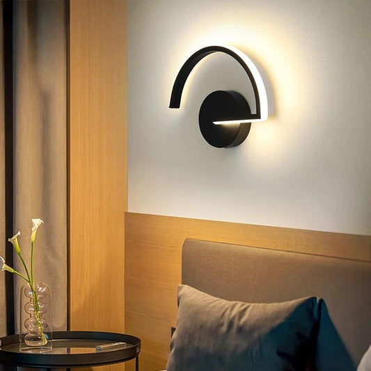 New Modern Wall Lamps For Living Room Bedside Study Bedroom Corridor Iron Aluminum LED Lights