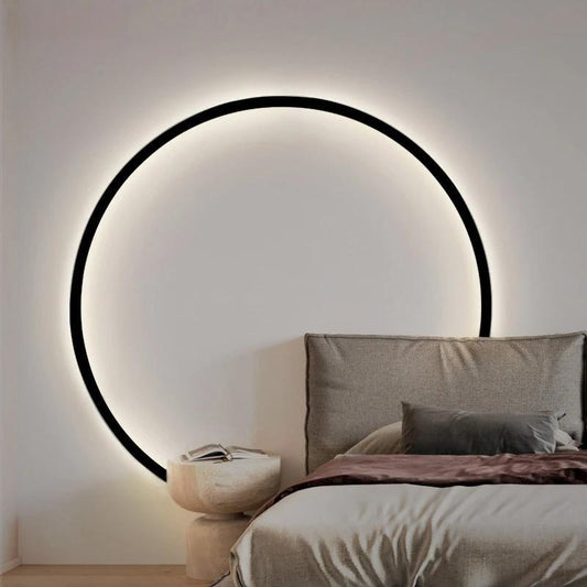 Simple Circle Background Decoration Lamps New Modern LED Wall Lights