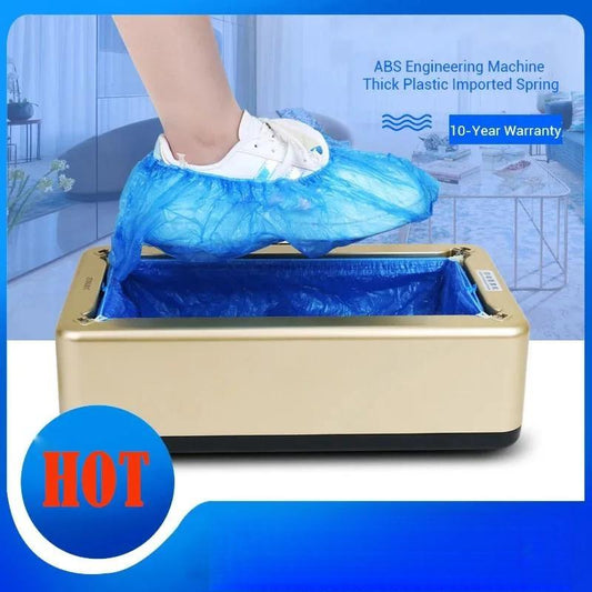 Shoes Cover Machine Automatic Shoe Cover Dispenser Hand Free Stepping Disposable Shoes