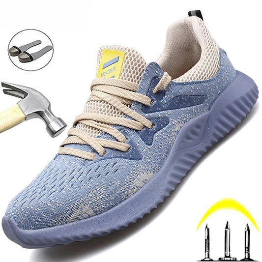 Indestructible Safety Shoes Men Work Shoes Steel Toe Cap Work Sneakers Male Industrial Shoes