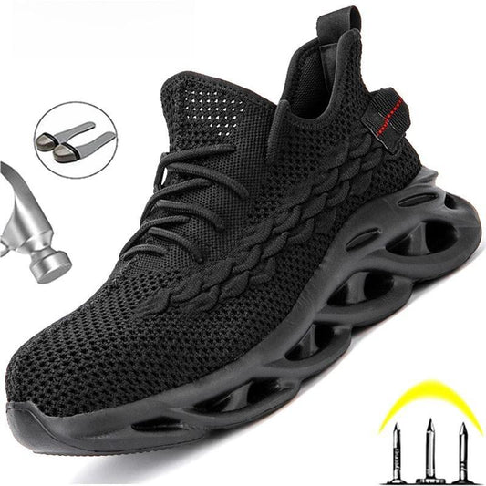 Indestructible Work Safety Boots 2023 New Work Shoes Steel Toe Cap Safety Shoes Men