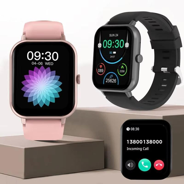 Reloj inteligente deportivo con pantalla táctil completa para hombre y mujer, con llamadas Bluetooth y llamadas