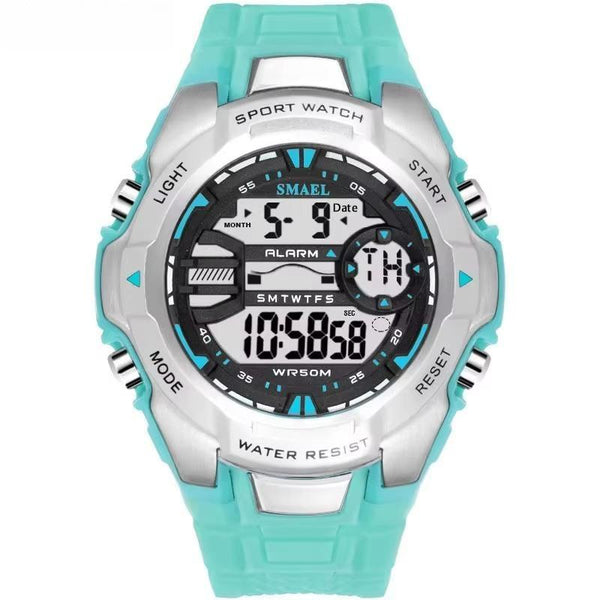 Digital Watch Mens Watch LED Display 50m Waterproof Swimming Man Sports Watch
