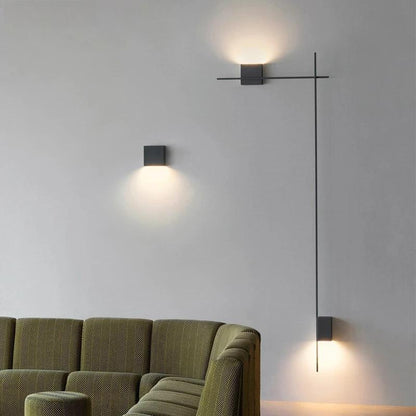 Minimalist Long Art Modern New LED Wall Lights Living Study Room Bedroom