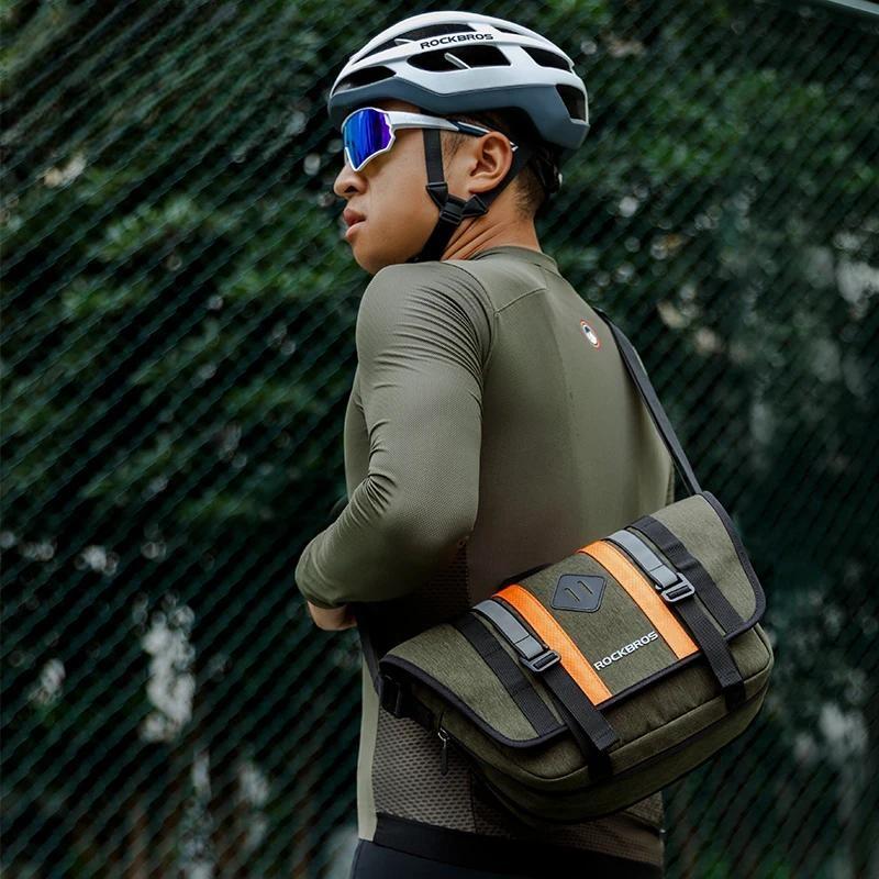 Bicycle Bag 4L Capacity Front Tube Cycling Bag Portable Handlebar Bag