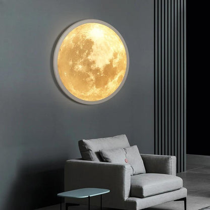 Dimming Special Moon Design Modern New LED Wall Lamps Study Living Room