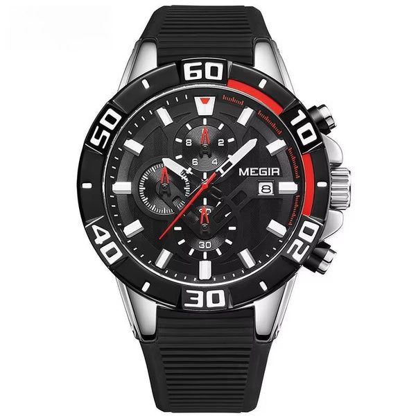 Fashion Quartz Watch Men Luxury Military Sport Wristwatch Chronograph Waterproof Clock