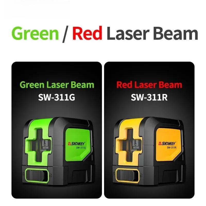 Self Leveling 2 Line Laser Level Green Red Laser Level