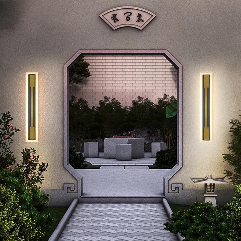 Remote Dimming New Outdoor Waterproof Modern LED Wall Lights Living Room