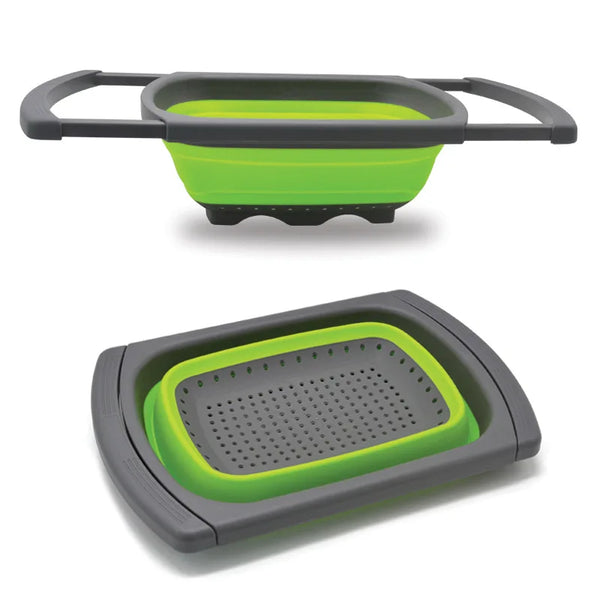 Collapsible Kitchen Strainer Noodles Fruit Vegetable Washing Strainers Bowls