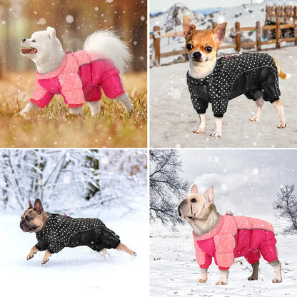 Waterproof Warm Dog Clothes Winter Clothes For Small Medium Large Dogs