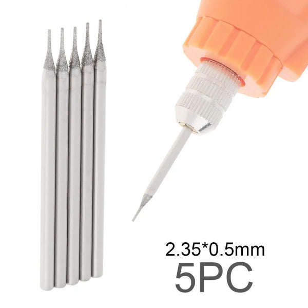 5pcs/lot Diamond Cutting Grinding Head Mounted Points Bit