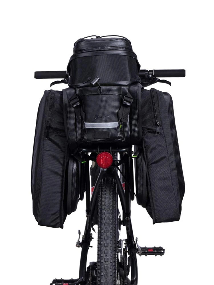 Bicycle Carrier Bag MTB Bike Rack Bag Trunk Pannier Cycling Multifunctional Large Capacity Travel Bag