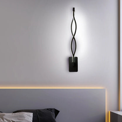 Modern LED 16W Wall Lamps Living Bed Room Bedside Sconce Black White Light Aisle Lighting
