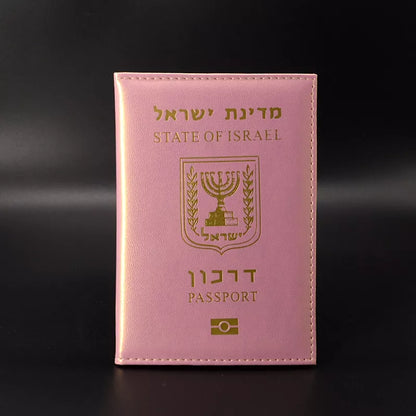 Cute Soft Pu  Israel Travel Passport Holder Women