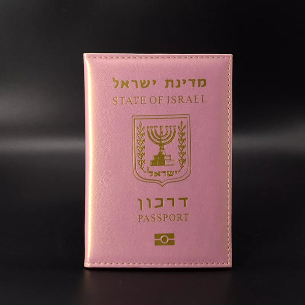 Cute Soft Pu  Israel Travel Passport Holder Women