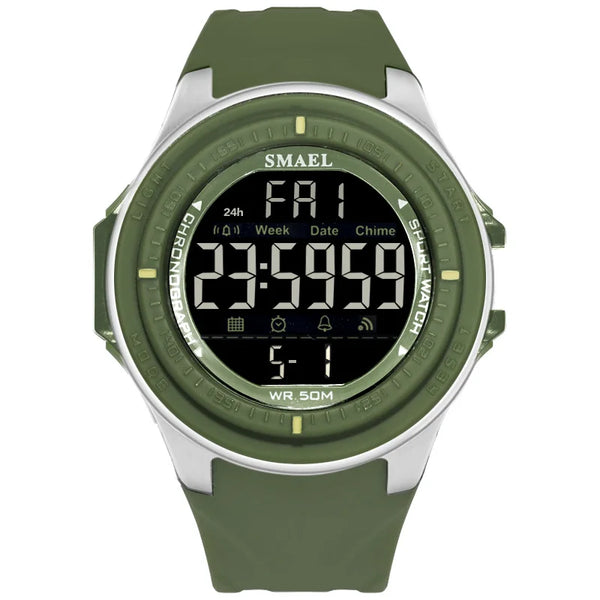 LED Digital Wrist Watches Luxury Brand SMAEL Men Clock Automatic Sport Watches