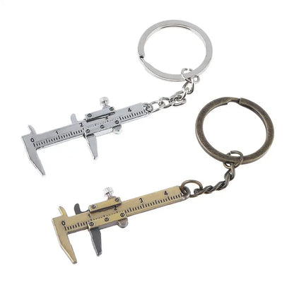 0-40mm Keychains Vernier Caliper Portable  Fashion Jewelry  Keyring Car Key Rings