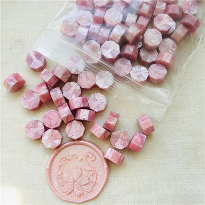 100pcs Pearl White Wseal stamp wax