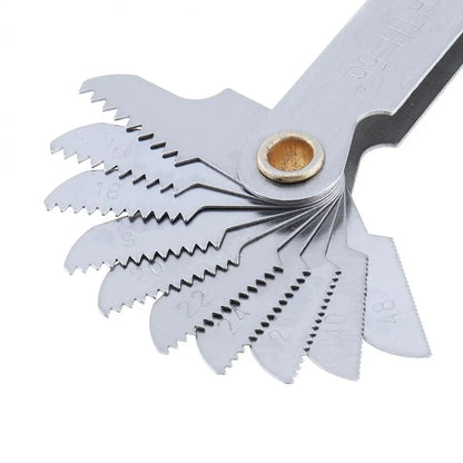 55/60 Degree Thread Plug Gauge Metric Inch Gear Tooth Carbon Steel Measuring Tool