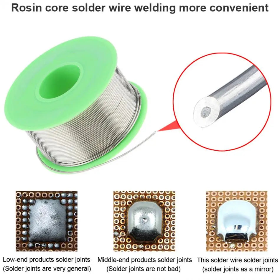 0.6/0.8/1mm 100g 99.7% Sn 0.3% Cu Lead-free Rosin Core Solder Wire