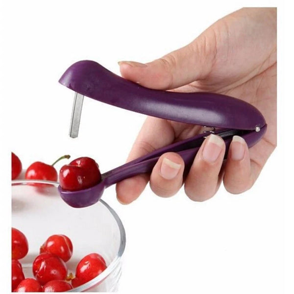 New Cherry Pitter Plastic Fruits Tools Fast Remove Cherry Core Seed Remover