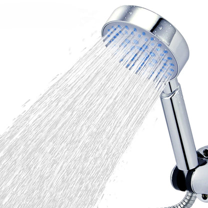 Water Saving With Chrome Shower head Rainfall Round Handheld Shower