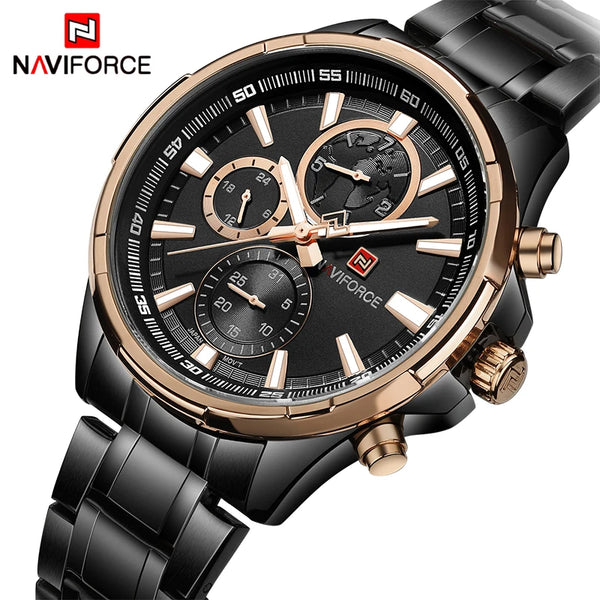 Men's Business Watches Men Quartz 24 Hours Date Clock