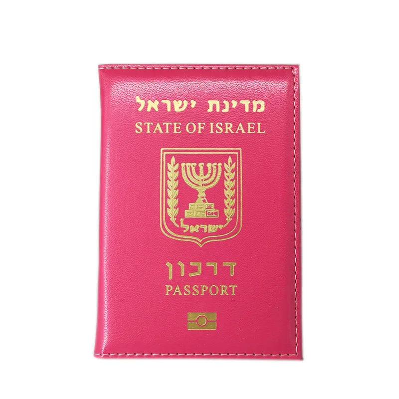 Cute Soft Pu  Israel Travel Passport Holder Women