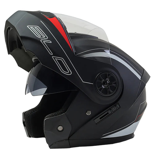 Modular Dual Lens Motorcycle Helmet Safety Downhill Flip Up Helmets