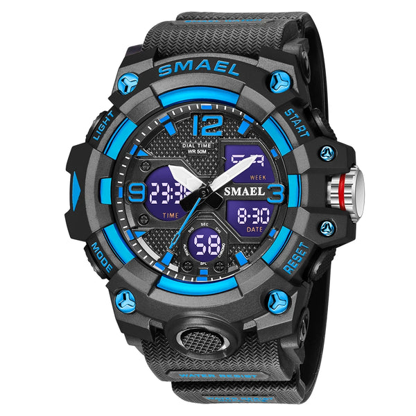 Military Watch for men 50M Waterproof Clock Male S Shock