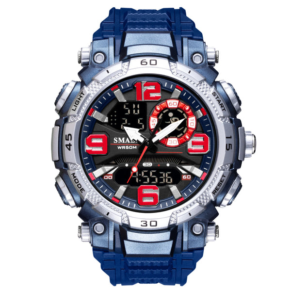 Quartz Watch For Men Watch Waterproof Stopwatch LED Watches Male Clock