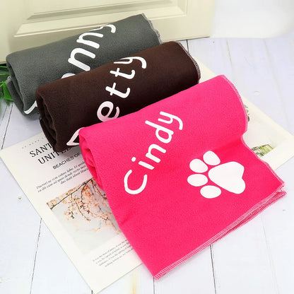 Custom Pet Dog Mats Soft Dog Puppy Cat Bed Blanket