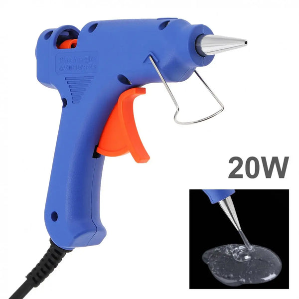 Hot Melt Glue Gun With 7mm Glue Sticks 20W Industrial Mini Guns