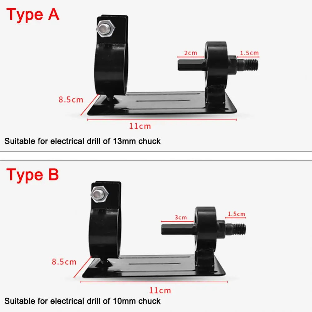 10mm 13mm Electric Drill Cutting Seat Stand Holder Set