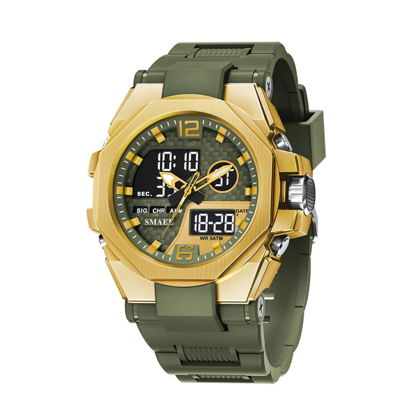Sport Digital Watches LED for Men Stope Watches Dual Time  Display Men's Wristwatches