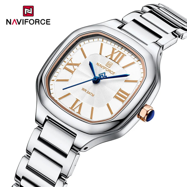 Women Watch Stainless Steel Strap Waterproof Personality Fashion Female Quartz Wristwatch
