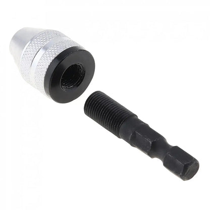 0.3-3.6mm Twist Drill Chuck Screwdriver Impact Driver Adapter with 1/4'' Hex Shank screwdriver Three Claw