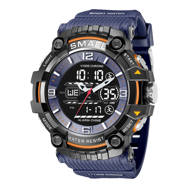 Men Sport Alarm Clock For Men 50M Waterproof Wristwatches Men's Wristwatch