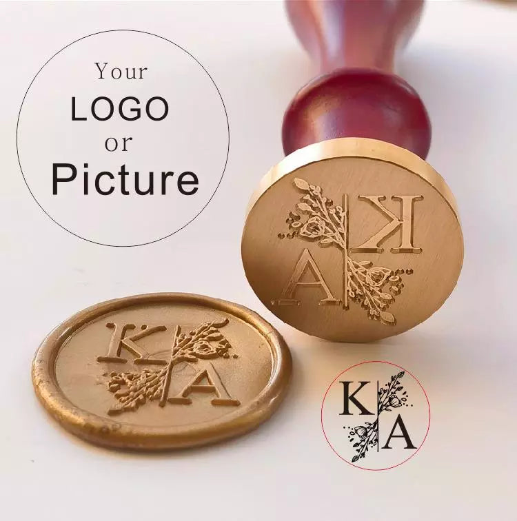 Custom Seal Wax Seal Stamp Customized with Own Logo Wedding Invitation Birthday Gift Stamp