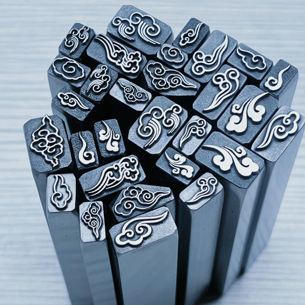 Auspicious Clouds Design Metal Stamps