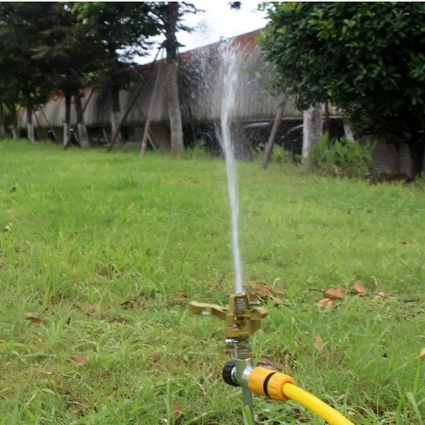 360 Degree Automatic Rotate Adjustable Garden Lawn Sprinkler Watering Tools