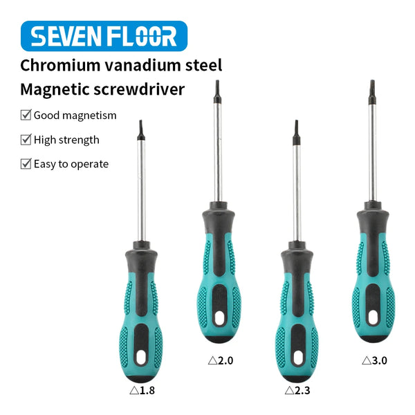 1PC Magnetic triangular screwdriver head