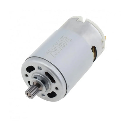 RS555 DC Motor 16 Teeth 24V 6300RPM Electric Drill Micro Motor with 16 Tooth High Torque Gear Box