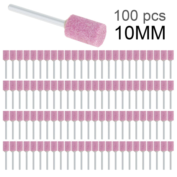 100pcs Polishing Head Wheel Head Polishing Grinding Head Electric Drill Bit Wheel Abrasive Mounted Stone