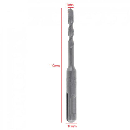 6x110mm Drill Bits Set Round Shank Rotary Hammer Drill Bit Concrete Masonary Drill Bit