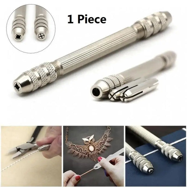 1 Piece Hex Hand Twist Drill 0-3.2mm Hexagonal Double Ended Pin Hand Twisted Drill